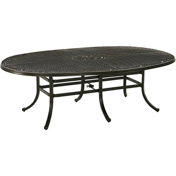 oval patio table seats 8