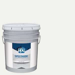 5 gal. PPG1001-1 Delicate White Semi-Gloss Interior Paint
