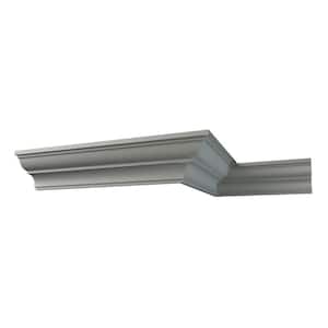 Temple 2.75 in. D x 3.875 in. W x 96 in. L Polyurethane Crown Moulding