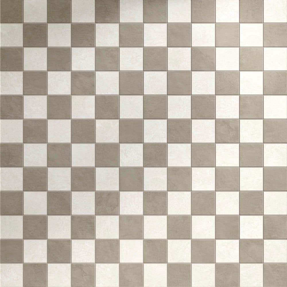 Urban White and Ash Checkerboard 11.75 in. x 11.75 in. Concrete Look Mosaic Floor and Wall Tile (9.69 sq. ft./Case) price history on PriceWatchPro