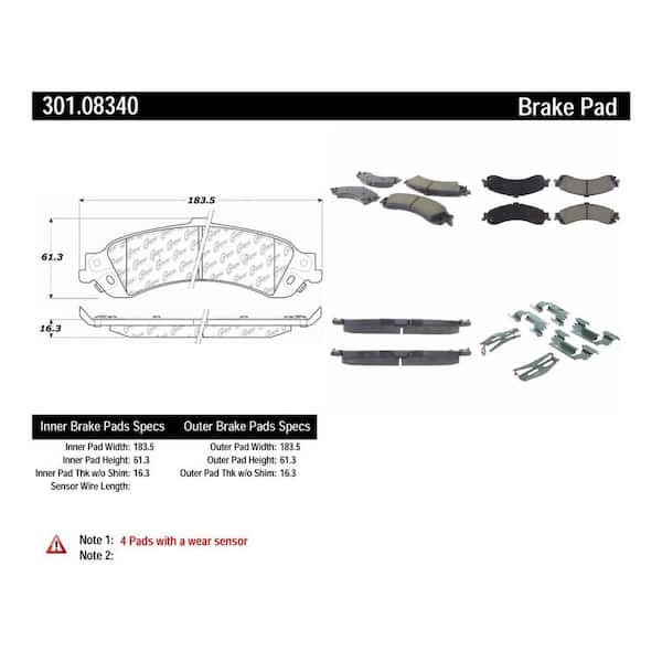 Centric Parts Disc Brake Pad Set