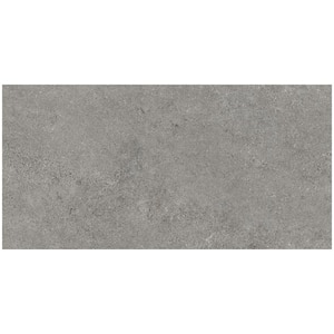 Italian Metalia Porcelain 12 in. x 24 in. x 9mm Flooring and Wall Tile - Dark Gray (7 PCS/Case, 14 sq. ft./Case)