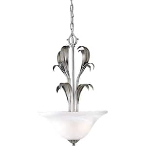 Cameron Collection 2-Light Oxford Silver Chandelier