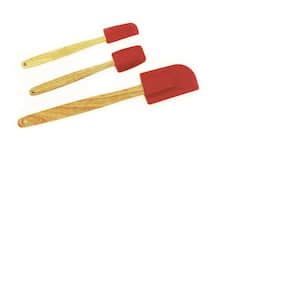 Silicone Red Spatula Set of 3