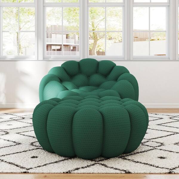 Magic Home (Set of 2) Bubble Curved Sofa, 49 in. Mesh Fabric