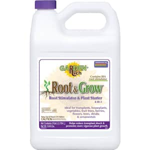 Garden Rich Root and Grow Root Stimulator and Plant Starter, 128 oz Concentrate 4-10-3 Fertilizer for Transplanting
