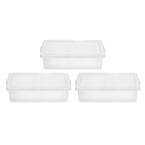 IRIS 45 Qt. Buckle Up Storage Box in Pearl (4-Pack) 585782 - The Home Depot