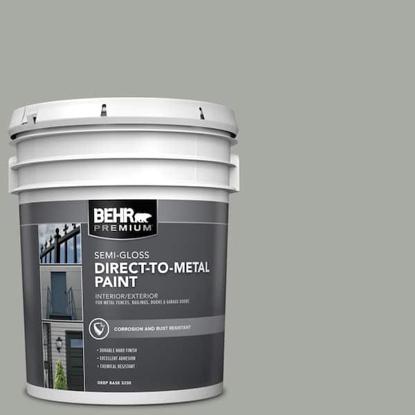 BEHR PREMIUM 5 gal. #PPU25-15 Flipper Semi-Gloss Direct to Metal Interior/Exterior Paint