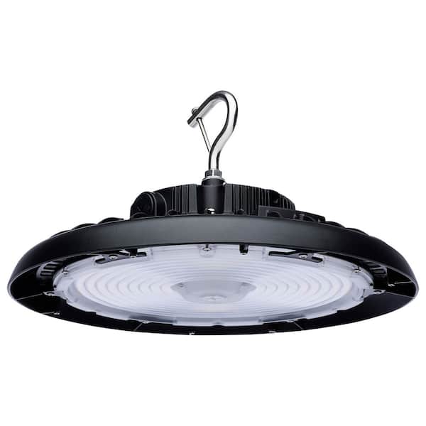 1 ft. 2000-Watt Equivalent Integrated LED Dimmable Black High Bay Light 3000/4000/5000K