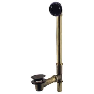 22 in. D Soak Tip-Toe Drain Bath Waste and Overflow in Oil Rubbed Bronze
