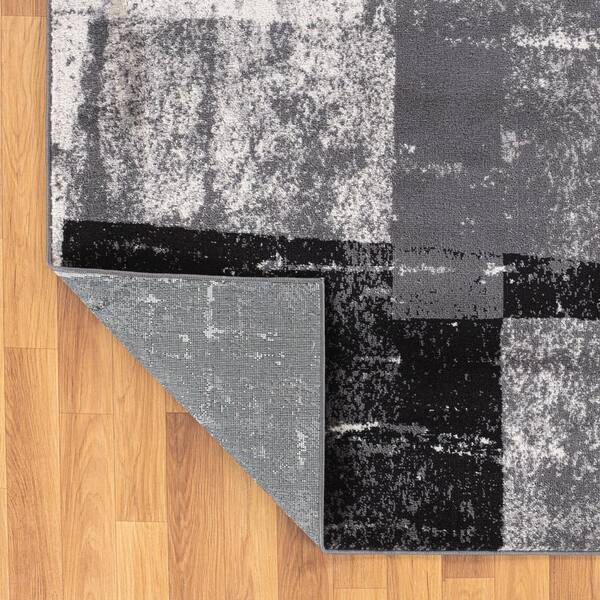 Pyramid Decor Area Rugs for Clearance Grey Modern Geometric Design - 5'2 x  7'3 - Bed Bath & Beyond - 24085910