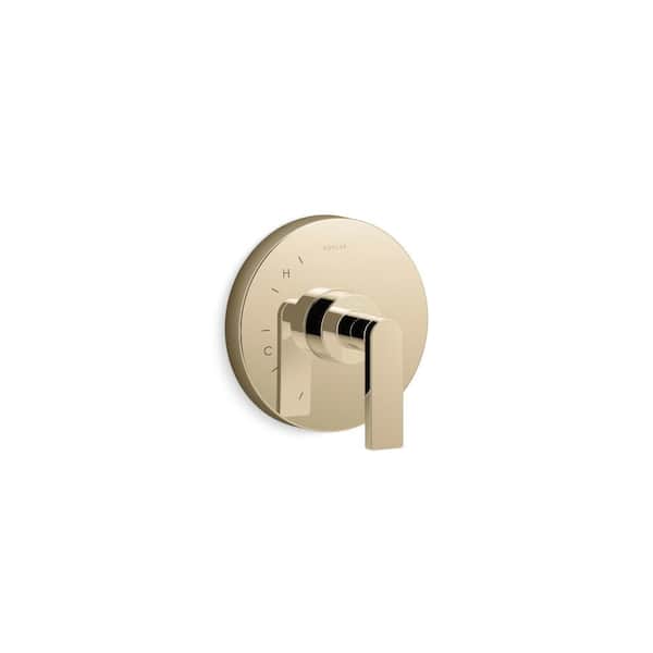 KOHLER Composed Rite-Temp Valve Trim With Lever Handle in Vibrant French Gold