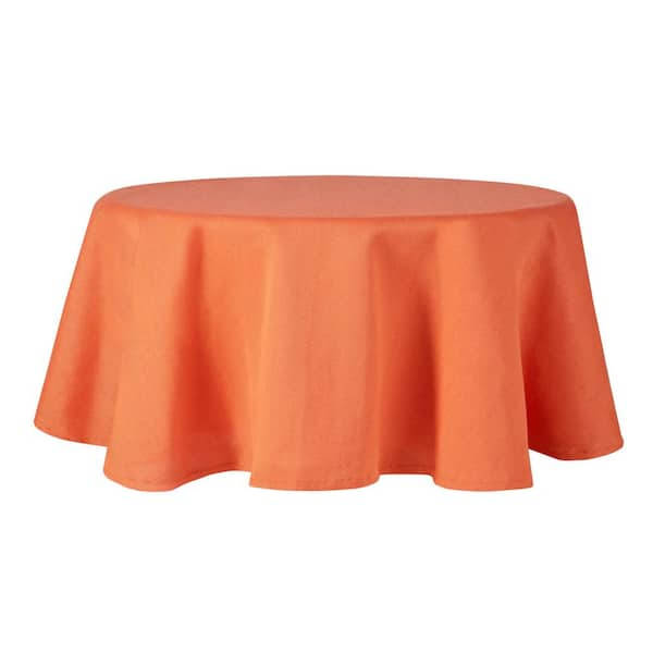 Fiesta Margarita 70 in. W x 70 in. L Scarlet Red Textured Cotton Tablecloth