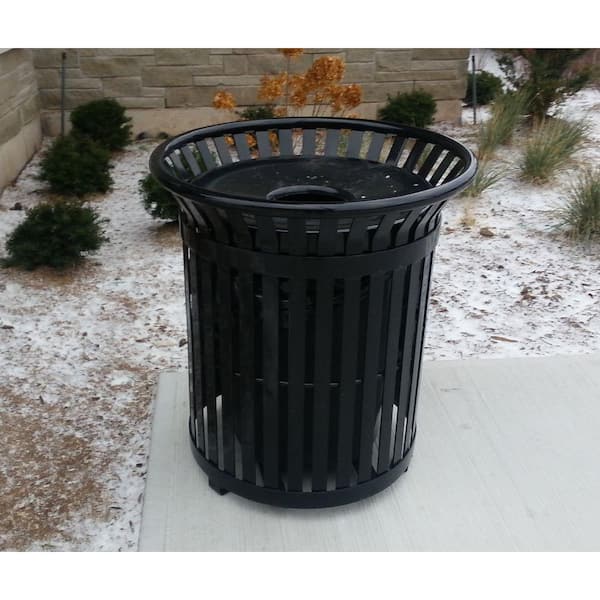 8.8 Gallon Trash Can Black / Brown with Lid Outdoor Indoor Trash Can Large  USA - AliExpress