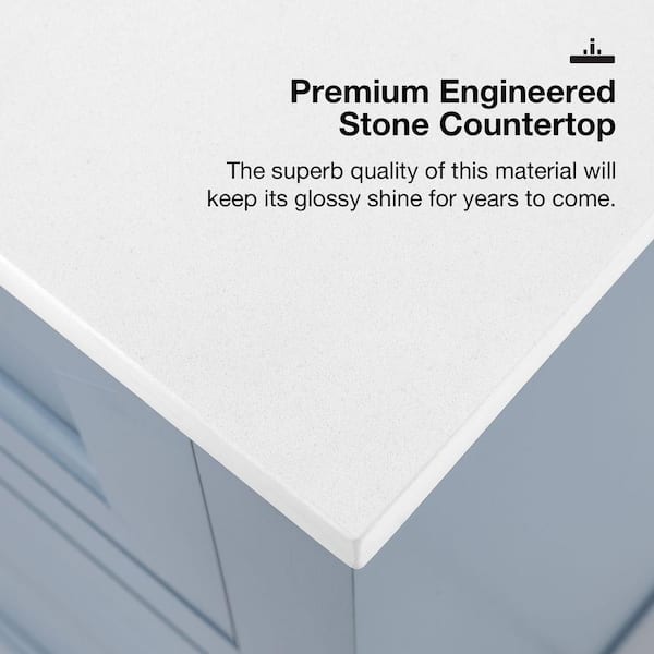 SMITYNA (スミティナ) Home Decorators Collection Hanna 36 in. Single Sink Spruce