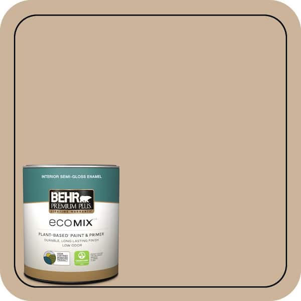 1 qt. #T17-03 Sepia Filter Semi-Gloss Enamel EcoMix Plant-Based Interior Paint & Primer