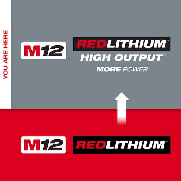 M12 12-Volt Lithium-Ion XC High Output 5.0 Ah Battery Pack