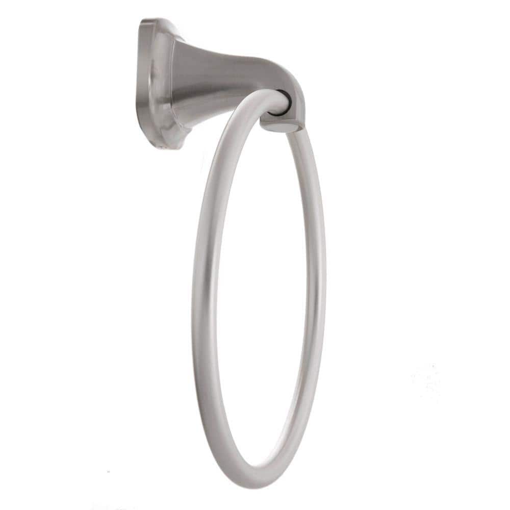 Belding Collection Towel Ring in Satin Nickel