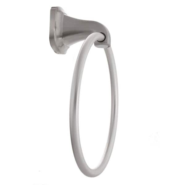 ARISTA Belding Collection Towel Ring in Satin Nickel