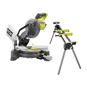 9 Amp Corded 7-1/4 in. Compound Miter Saw with Universal Miter Saw QUICKSTAND