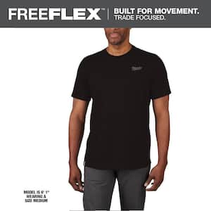 Milwaukee Men's 3X-Large Black Cotton/Polyester Short-Sleeve