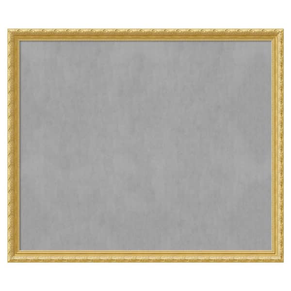 Amanti Art Versailles Gold 52 in. x 44 in Framed Magnetic Board