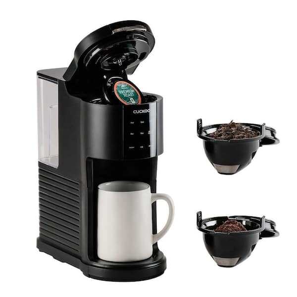 CCM-AK011B 3-in-1 1.2L K-Cup Coffee Maker with 5-Cup Sizes and Self-Cleaning Function (Black)
