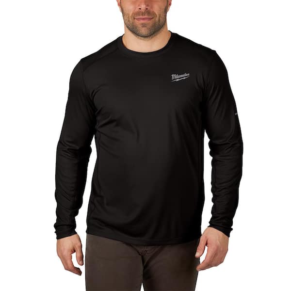 Milwaukee Men's WORKSKIN X-Large Black Long Sleeve T-Shirt
