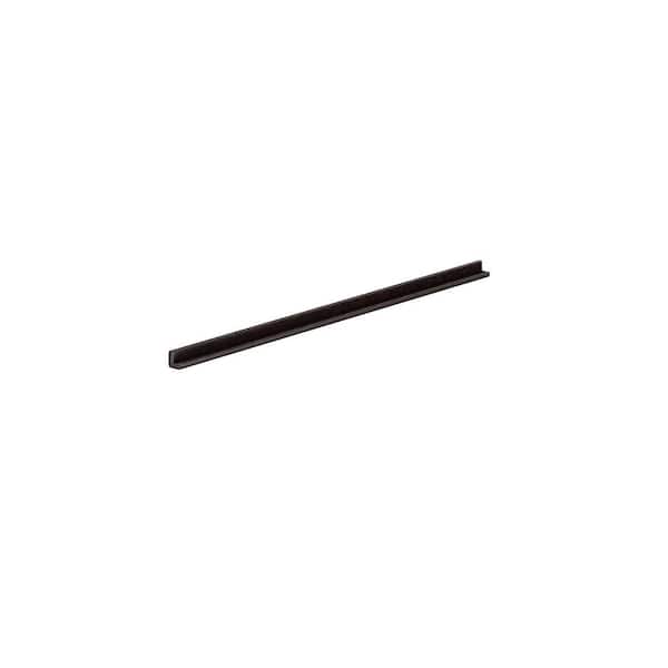 Jamestown Recessed 96 in. W x 0.75 in. H x 0.75 in. D in Espresso Outside Corner Molding in Assembled Wall