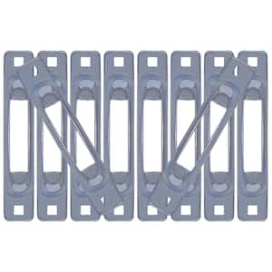 SNAP-LOC E-Track Single Strap Anchor Zinc with Carriage Bolts (4