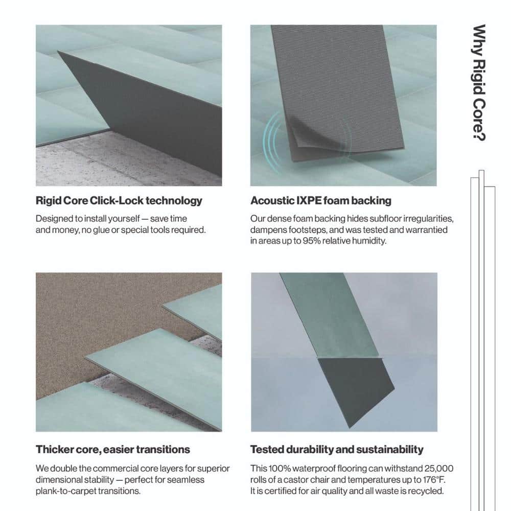Forge Green 12'' x 24'' Matte Vinyl Tile