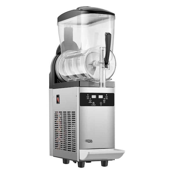 406 oz. /12L Commercial Slushy Machine, Single Tank, 48 Cups, Stainless Steel Snow Cone Machine,2025 Upgrade,Black