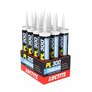 PL 300 Foamboard 10 oz. Latex Construction Adhesive Blue Cartridge (12 pack)