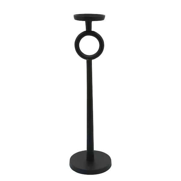 Sagebrook Home 21 in. H Black Metal Candle Holder
