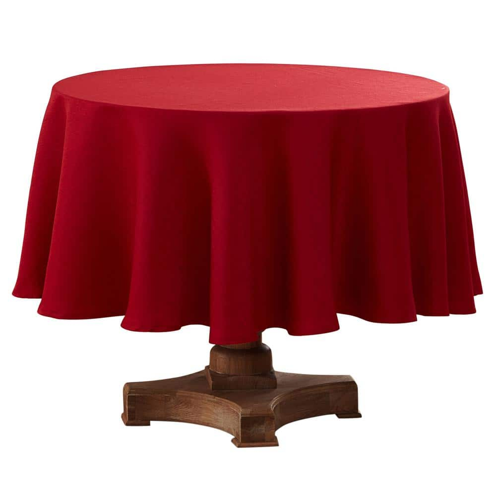 Teflon Addison Fabric Tc, Burgundy, Tablecloth, (70rnd) MSITGT31021-13 ...