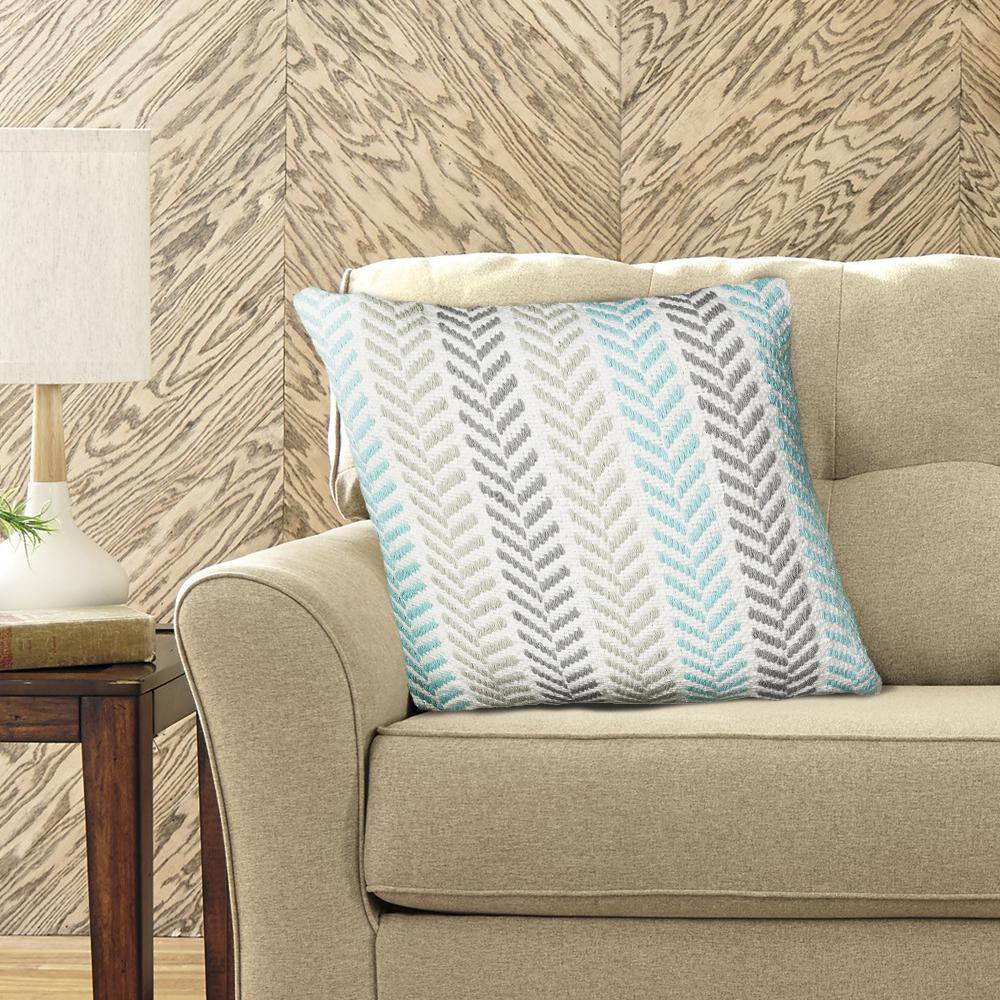 Rajani Home Hand-Woven Chevron Cotton Throw Pillow Set
