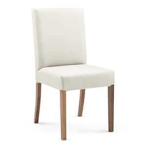 Almond Oak/Beige Upholstery Dining Chair (Set of 2)