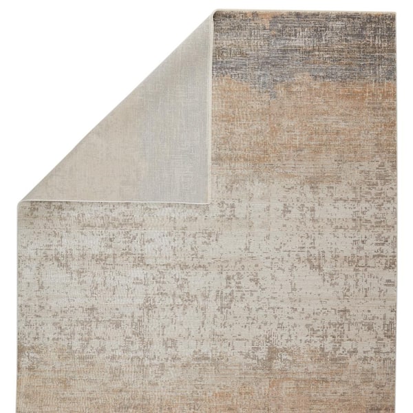 Vibe Akari Gray/Light Tan 7 ft. 10 in. x 10 ft. 10 in. Abstract Rectangle Area Rug