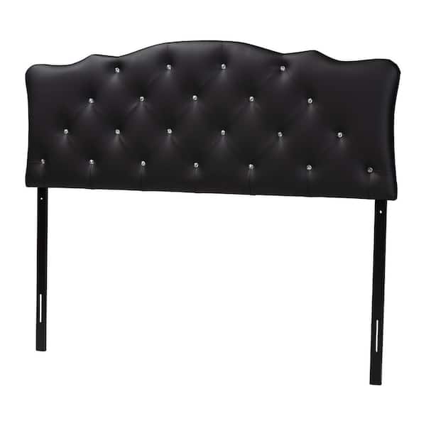 Baxton Studio Rita Black Queen Headboard