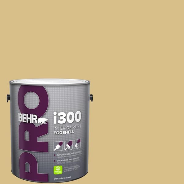 1 gal. #MQ2-18 Honey Tea Eggshell Interior Paint