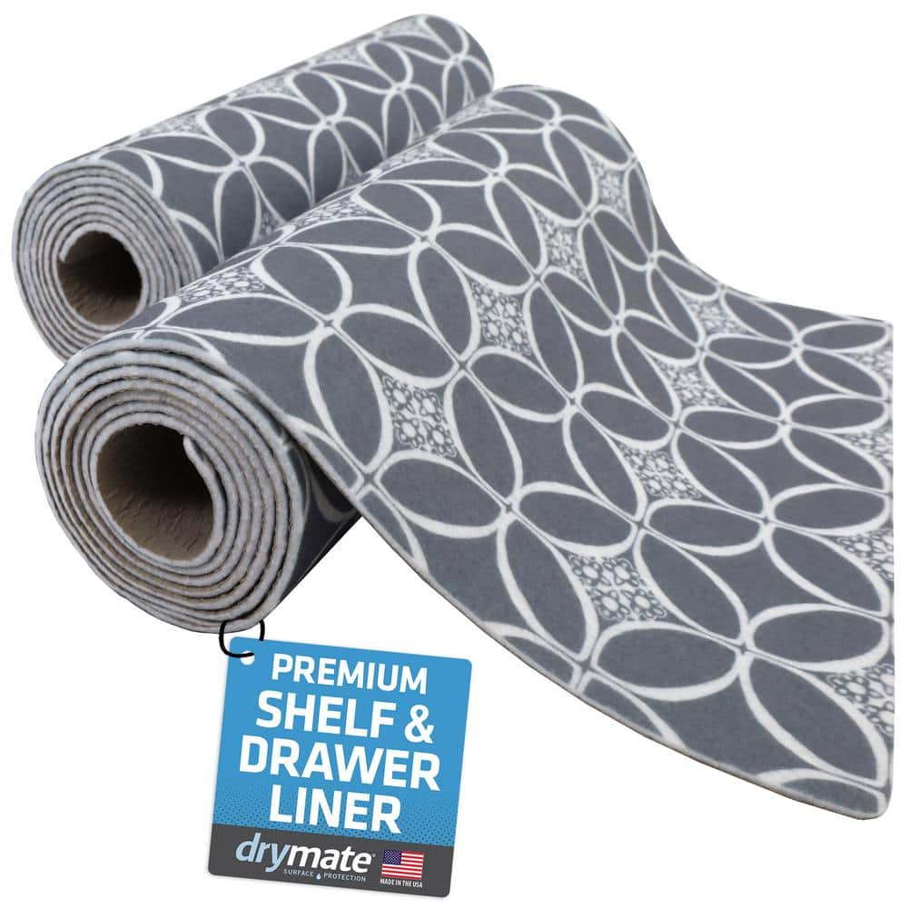 Premium Indigo Grey 0.13 in. D x 12 in. H x 59 in. L Solid Slip Resistant D