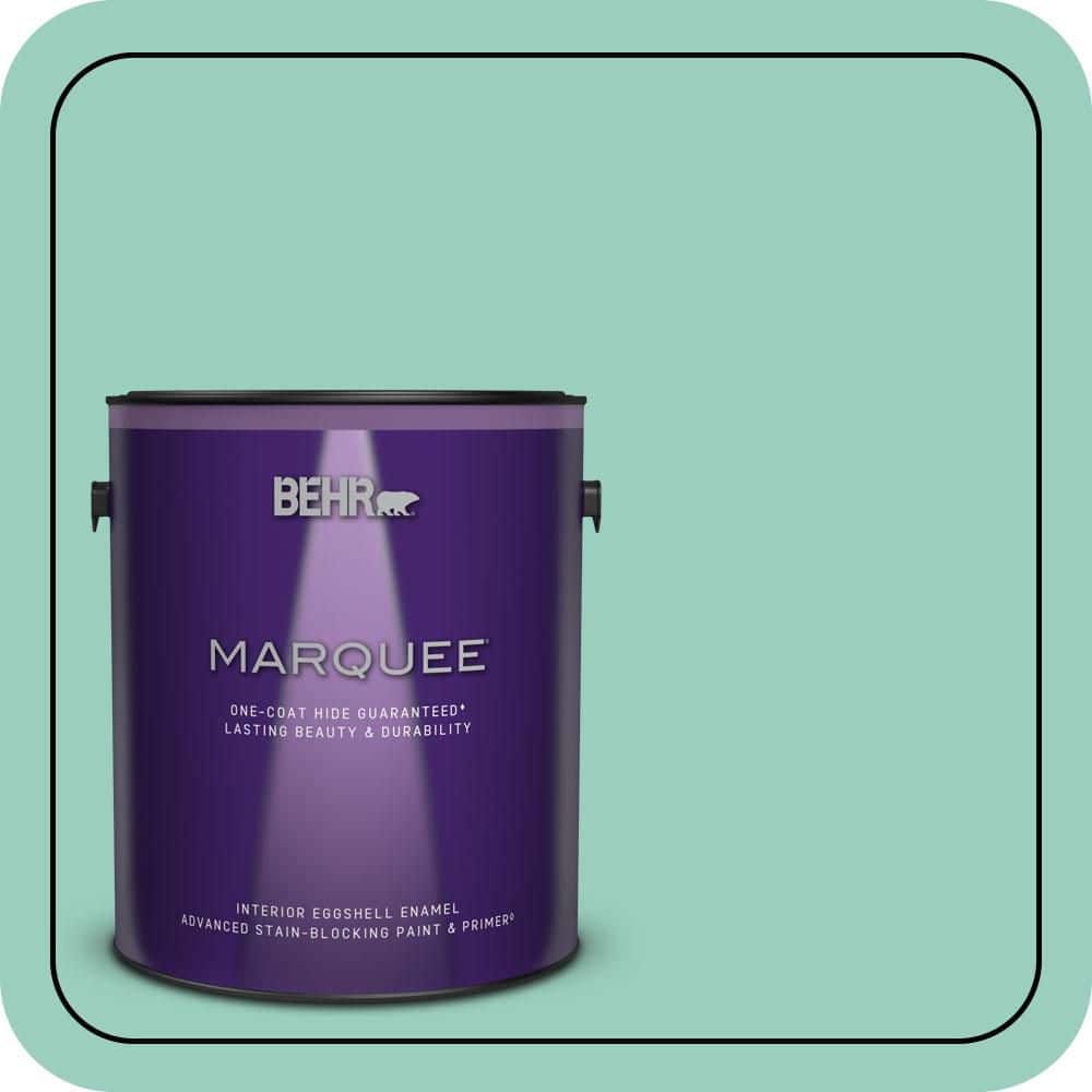1 gal. Home Decorators Collection #HDC-SM14-6 Thermal Aqua Eggshell Enamel Interior Paint & Primer price history on PriceWatchPro