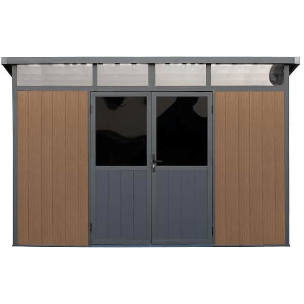 ゆりこ　36ダークブラウン Rubbermaid® FG256B00BRN Glutton 56 Gallon Brown Square Trash Can