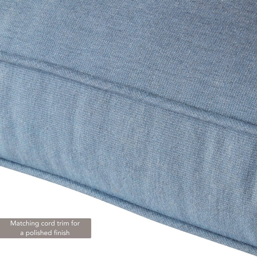 Denim Blue Sunbrella Deep Seat Cushion Set
