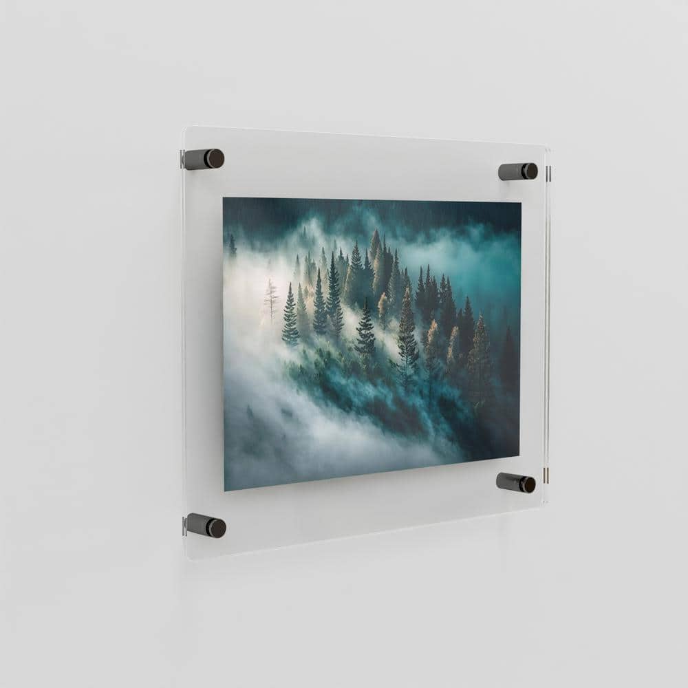 Black Acrylic Floating Wall Frame for 23" x 33" Photos