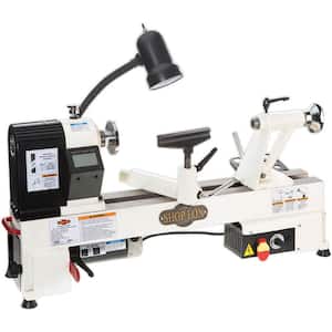 12 in. x 15 in. 110-Volt 3/4 HP Benchtop Wood Lathe
