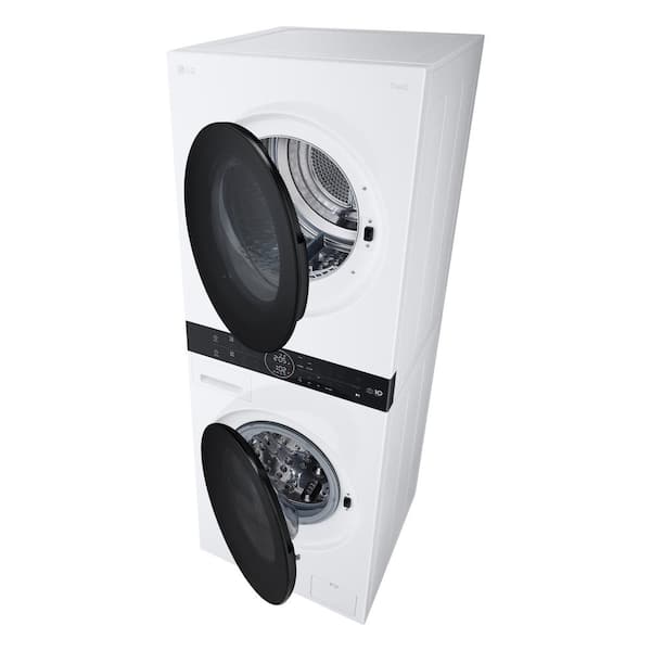LG 2.8 cu. ft. Washer, 4.2 cu. ft. Dual Inverter Heat Pump Ventless Electric Dryer, Washtower, Center Control AIDD in White WKHC152HWA - The Home Depot LG 2.8 cu. ft. Washer, 4.2 cu. ft. Dual Inverter Heat Pump Ventless Electric Dryer, Washtower, Center Control AIDD in White WKHC152HWA - The Home Depot