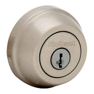 780 Series Satin Nickel Single Cylinder Deadbolt Featuring SmartKey Security with Microban Antimicrobial Technology