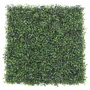 20 in. x 20 in. Dark Green Artificial Boxwood Hedge Screen for Outdoor Party Wedding Ceremony Decor (Set of 36/Piece)