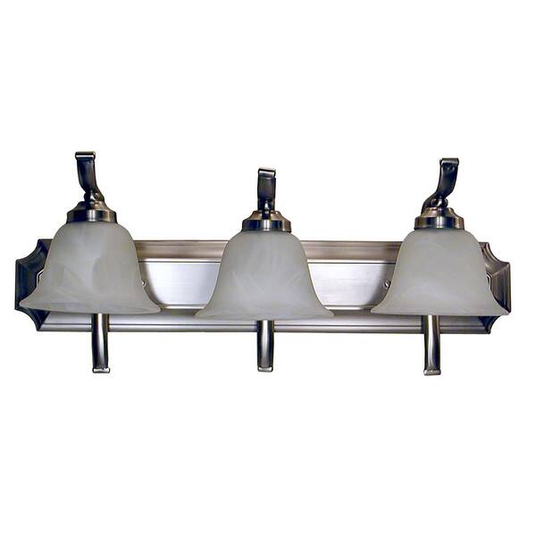 Illumine 3-Light Satin Steel Bath Light